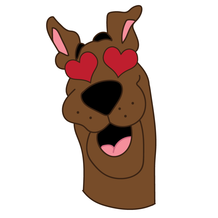 Scooby Doo Heart Eye Emoji
